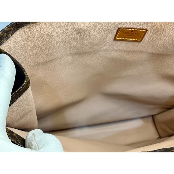 Louis Vuitton Monogram Sac Plat Tote Bag‎ Designer Handbag Purse - Picture 16 of 16